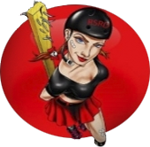 Red Stick Roller Derby Logo